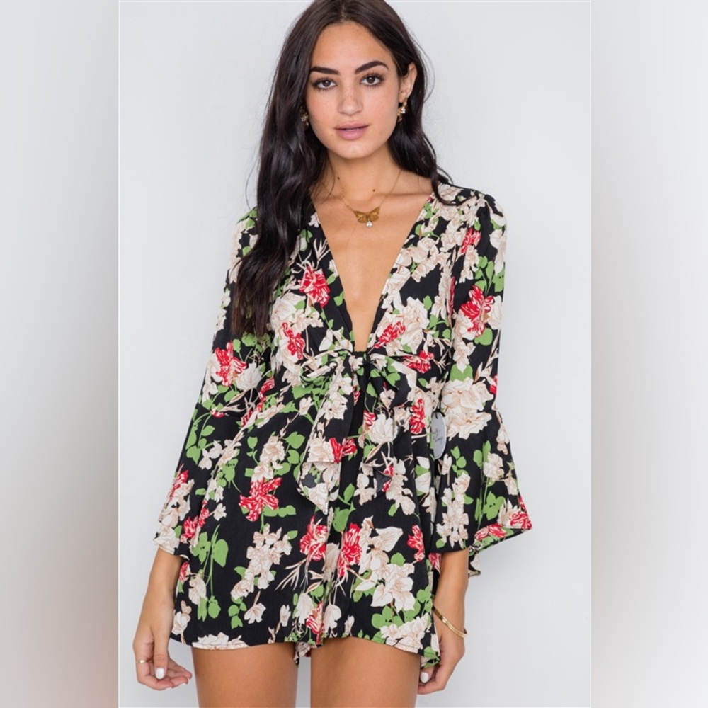 Milk & Honey always dreaming romper (black) SMALL